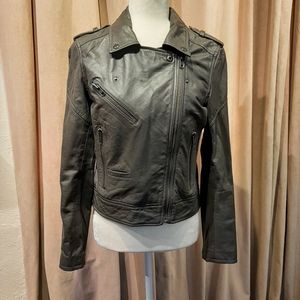 Blank NYC leather moto jacket